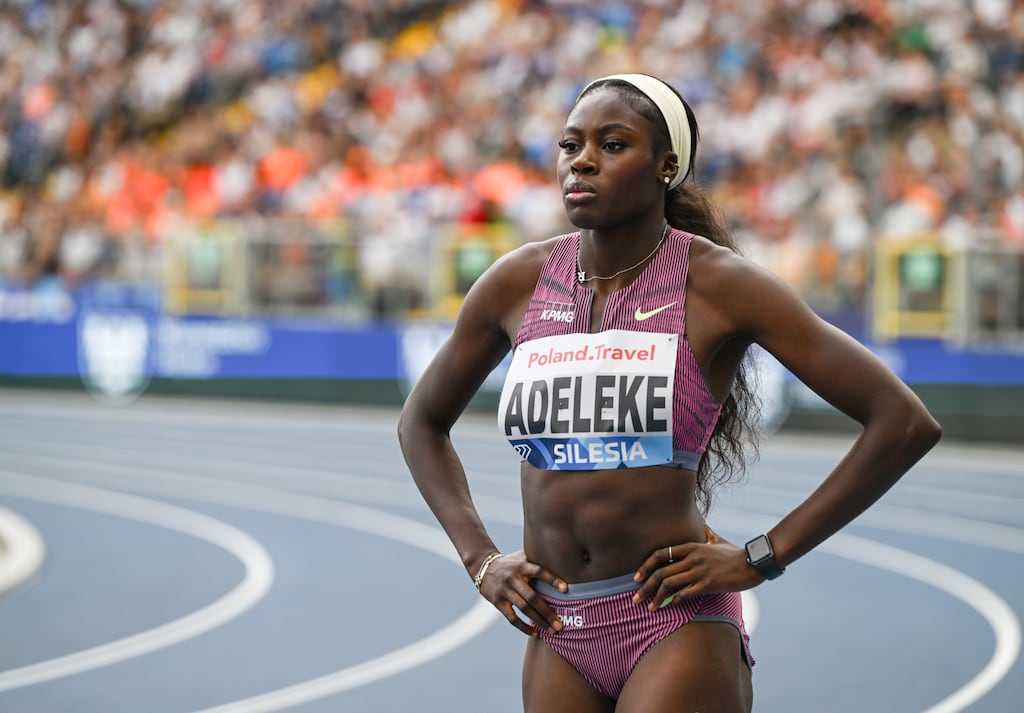 Rhasidat Adeleke takes second spot in Diamond League 200m with storming