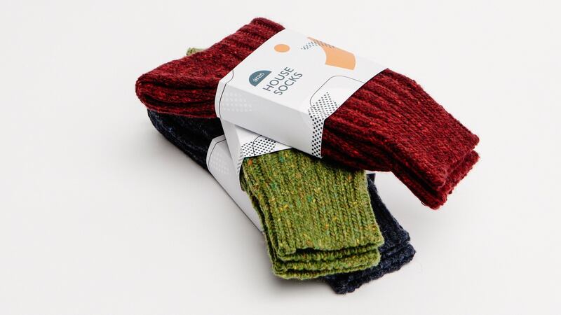 Donegal Woolhouse socks, €15, Irishdesignshop.ie