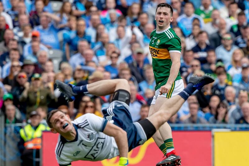 Dublin’s drive for five just about stays alive as Kerry rise to the occasion