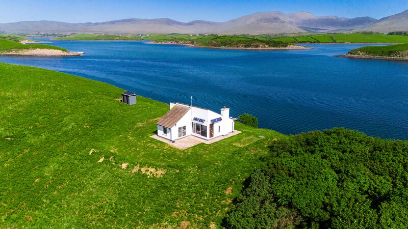 The property on Innischoragh Island in Clew Bay, Co Mayo