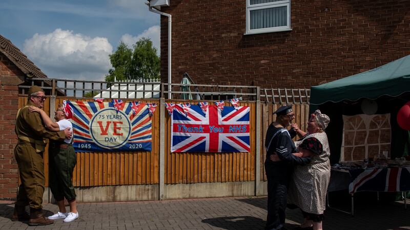 There were Blitz singalongs, and I marvelled again at a country that finds its highest purpose in nostalgia for aerial bombardment.  Photograph: Getty