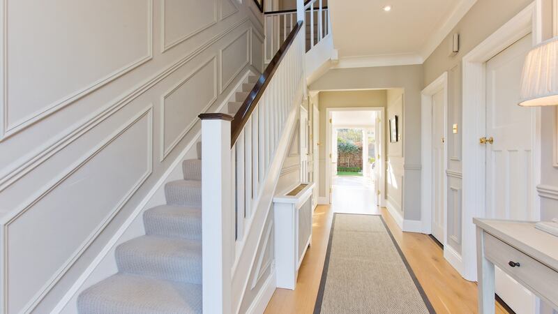 The entrance hall.