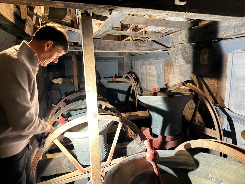 Michael Ryan first began bell ringing when he was an altar server 50 years ago