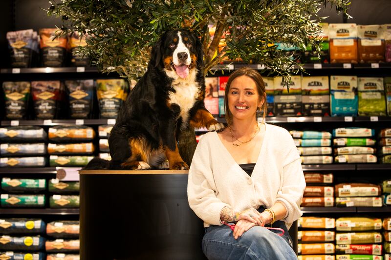 Katie MacDonagh and her dog Nova