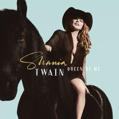 Artwork for Shania Twain's album Queen of Me, reviewed by Lauren Murphy in The Irish Times on February 3rd 2023