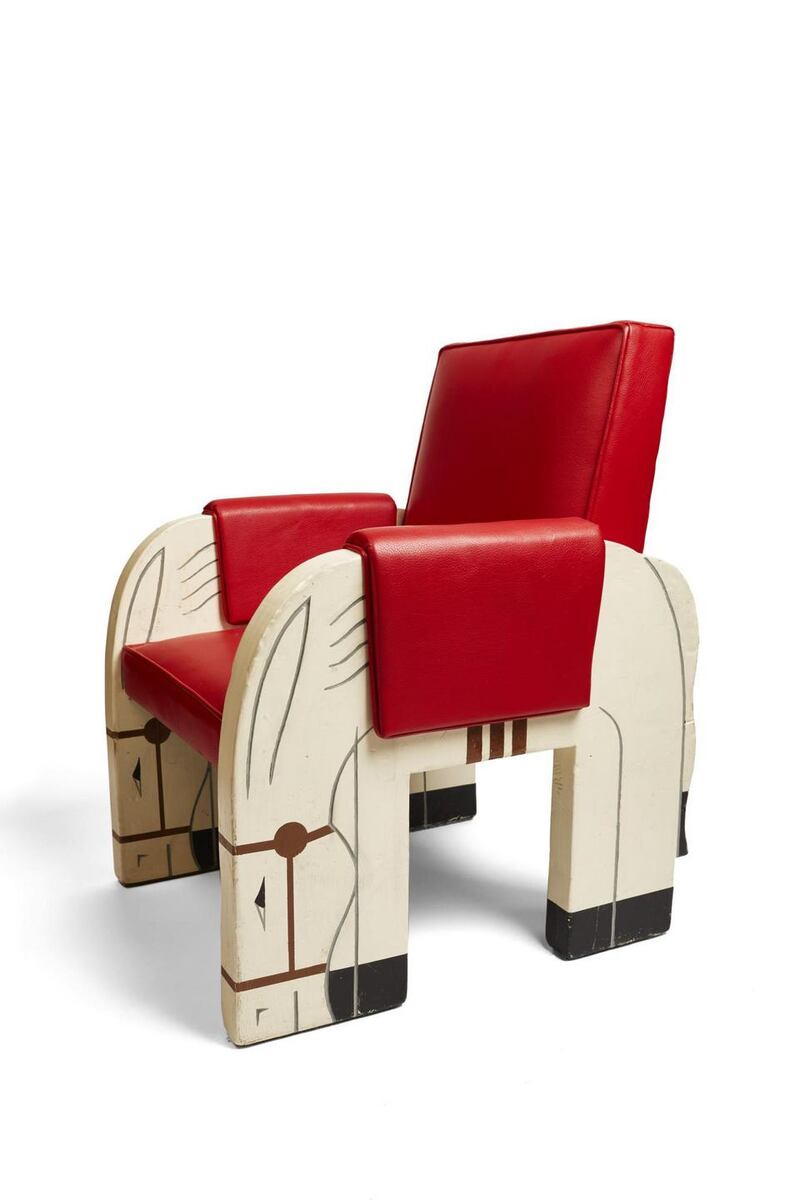 First class children’s playroom chair. Photograph: Courtesy of V&A