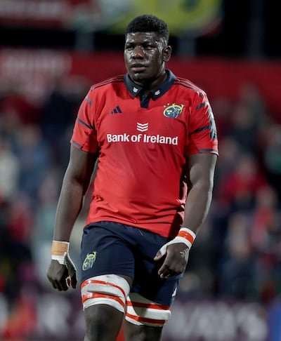 Munster's Edwin Edogbo. Photograph: Tom O’Hanlon/Inpho