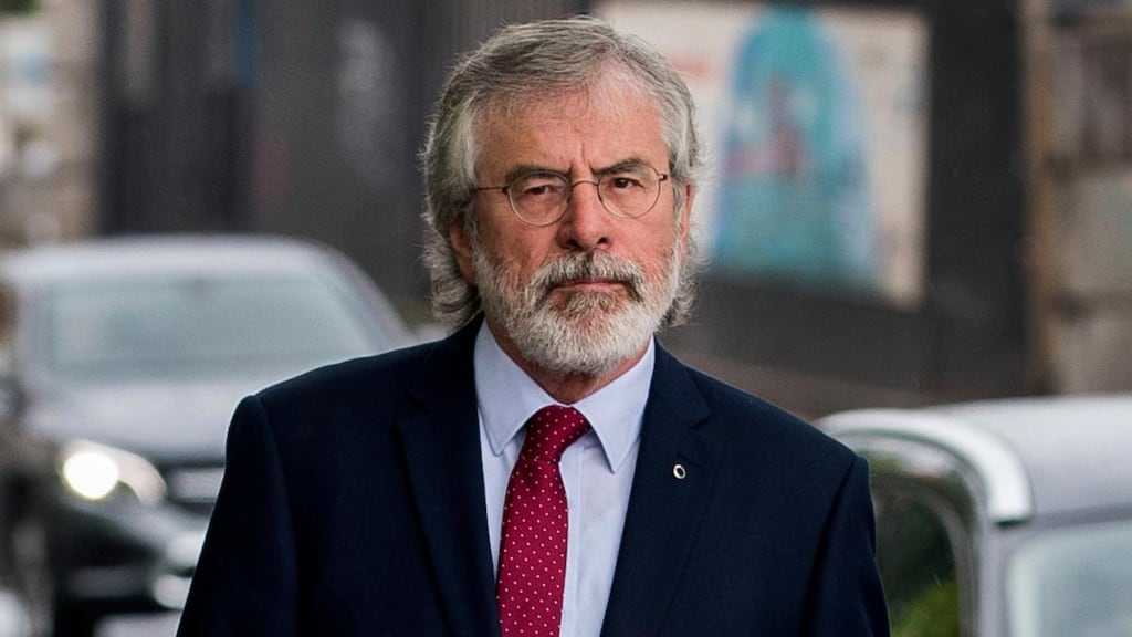 Former Sinn Féin president Gerry Adams. Photograph: Liam McBurney/PA Wire