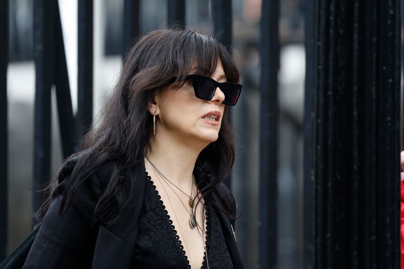 Imelda May at the funeral. Photograph: Nick Bradshaw
