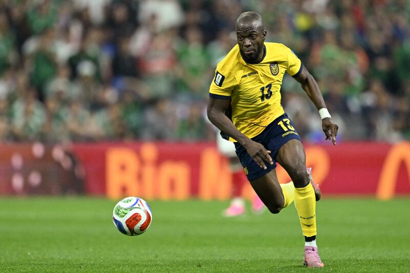 Enner Valencia will not be adding any more goals to his record tally for Ecuador. Photograph: Carl De Souza/ AFP via Getty Images