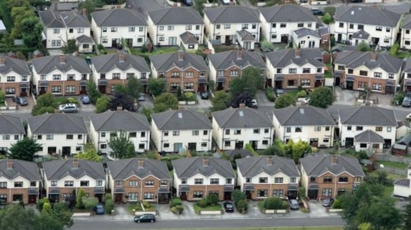 The report warned: “For the foreseeable future housing shortages are likely to . . . reflect one of the most prominent risks and challenges facing the country.” Photograph: Frank Miller