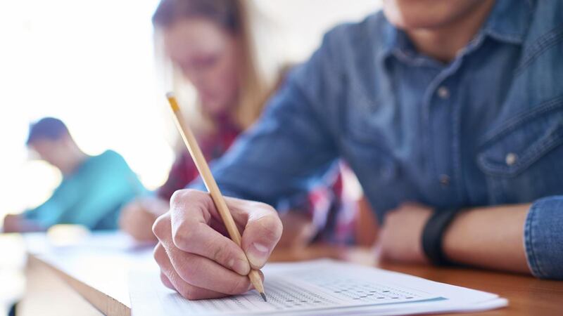 Guidance counsellors Brian Howard and Deirdre Garrett answer questions about the Leaving Cert and CAO process. Photograph: Getty Images