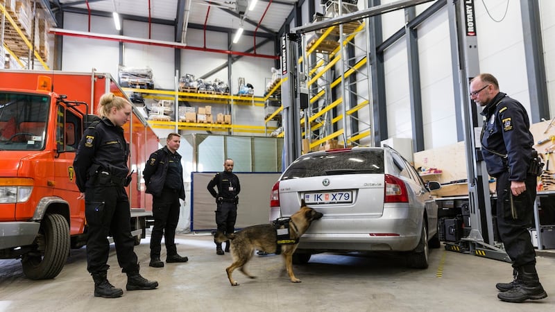 Agents of the Icelandic customs agency, which participated in an equal pay pilot programme where officials found that salaries were lower where women were employed as a large group, in Reykjavik, Iceland. Photograph:  Bara Kristinsdottir/The New York Times