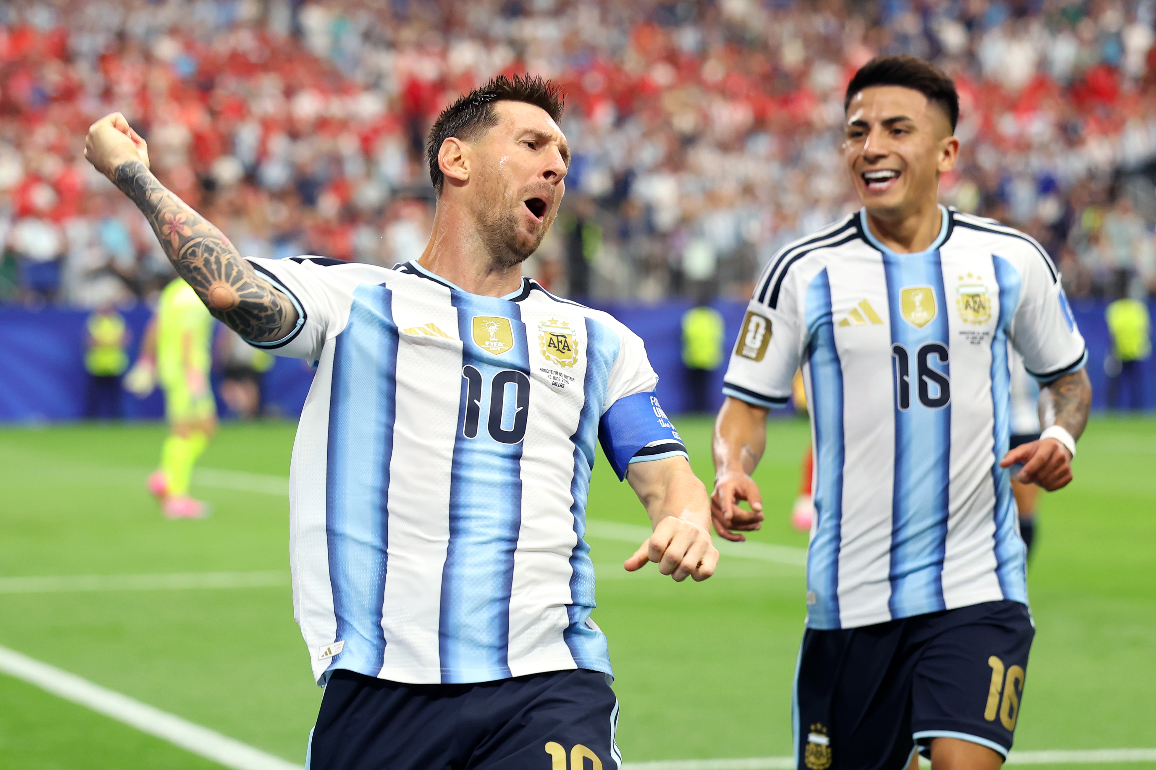 Lionel Messi makes history as double in win over Austria moves him to 18 World Cup goals