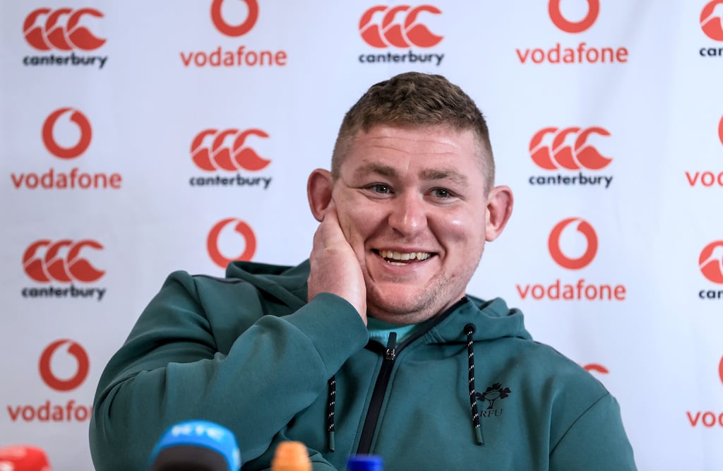 Tadhg Furlong will captain Ireland on Saturday. Photograph: Dan Sheridan/Inpho