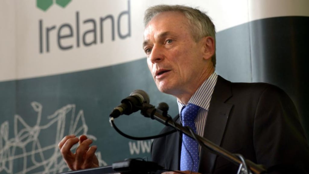 Minister for Jobs, Enterprise and Innovation Richard Bruton: “Boots on the ground in foreign markets are absolutely crucial to building our export base so I think we’ve to make good decisions in the make-up of our budget.” Photograph: Brenda Fitzsimons