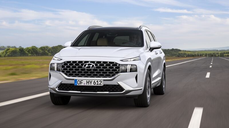 Hyundai Santa Fe. Photograph: Ingo Barenschee