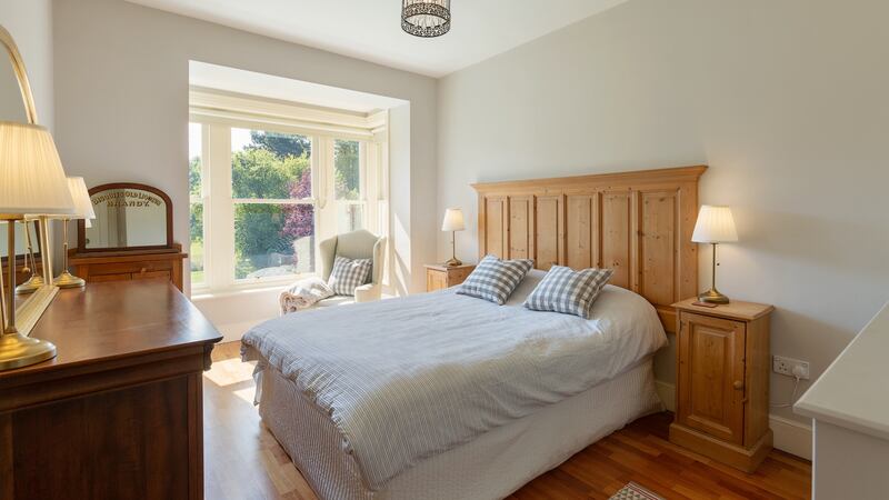 The bedroom.