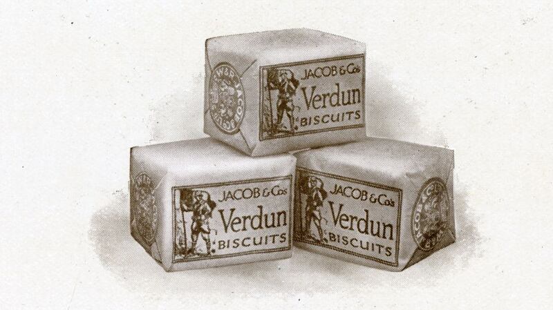 The original Verdun biscuits. Photograph: Courtesy of Dublin City Library and Archives.