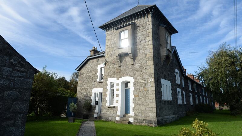 Built in the 1860s the coastguard station in Ringsend was once a barracks. Photograph: Dara Mac Dónaill