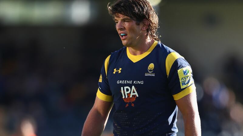 Worcester captain Donncha O’Callaghan recently signed a contract extension that will see him playing professional rugby past his 39th birthday. Photograph: Michael Steele/Getty Images