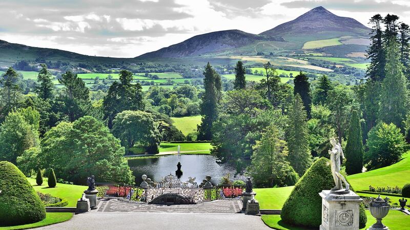 Powerscourt Estate located in Enniskerry, County Wicklow, Ireland,