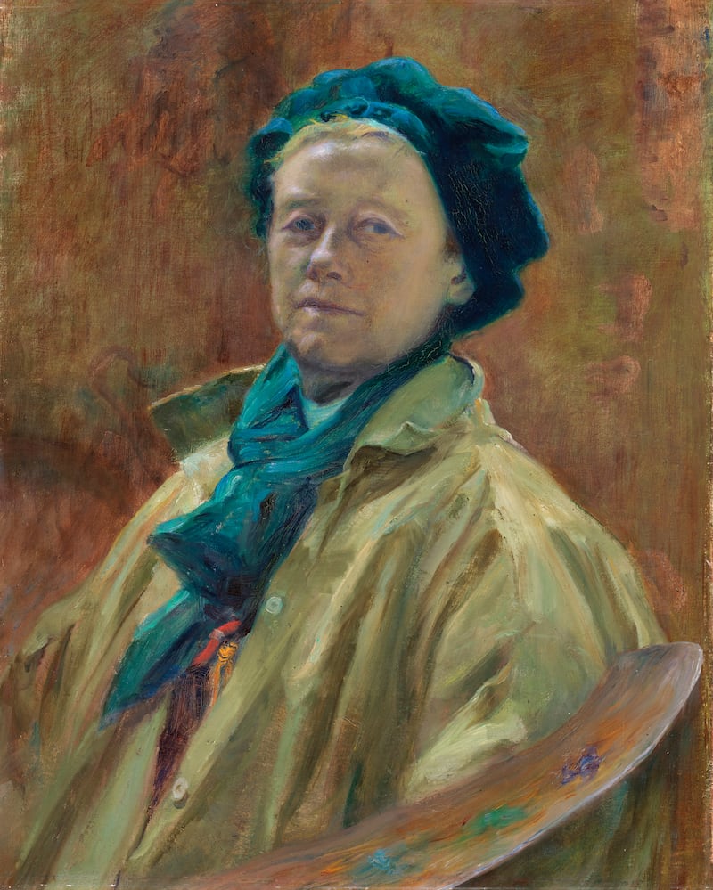 Helen Mabel Trevor: Self-Portrait