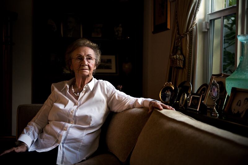 Juanita Castro at her home in Miami, Florida, in 2016. Photograph: Scott McIntyre/The New York Times
                      