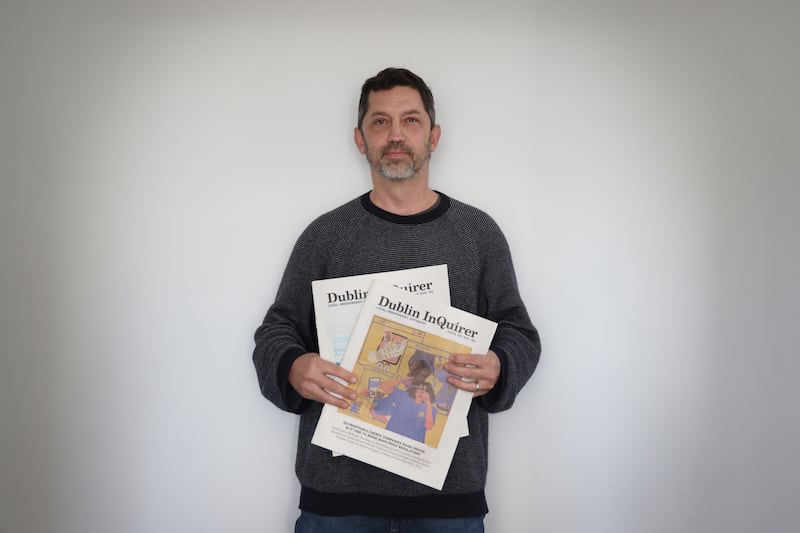 Dublin Inquirer editor Sam Tranum. Photograph: Bryan O’Brien
