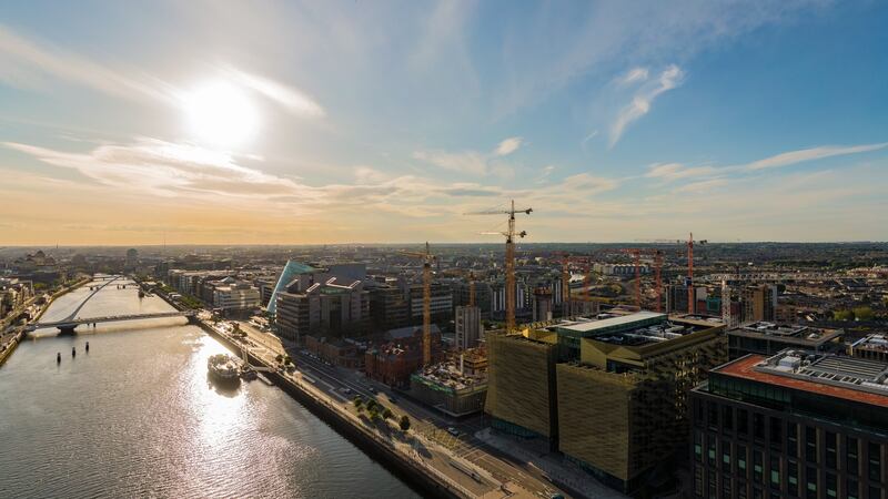 View over the river Liffey. Photograph: Muno Bidhawat/Muno Explore