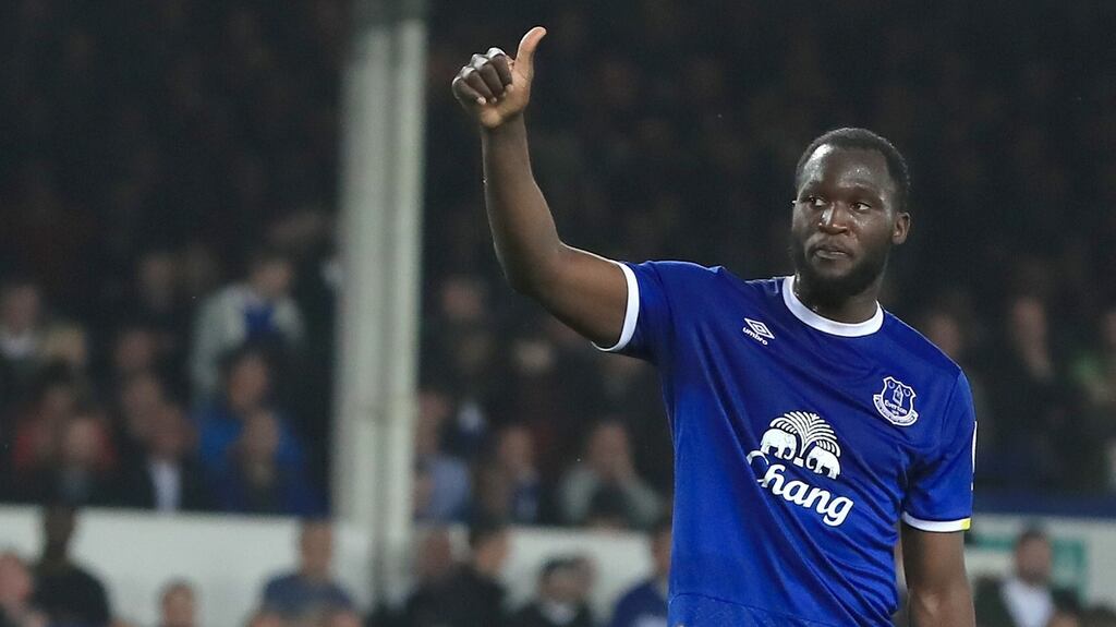Manchester United have agreed a deal for Everton striker Romelu Lukaku. Photograph: Peter Byrne/PA