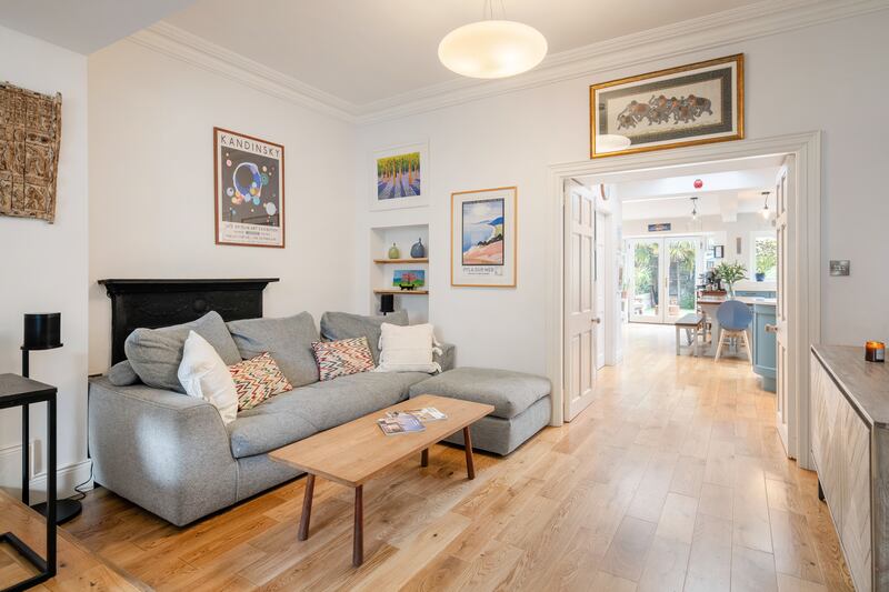 Central living space (formerly a second reception room)