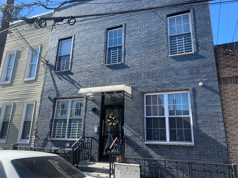 The residence in Glendale, Queens, where the body of Denise Morgan was found. Photograph: Michael Fitzpatrick