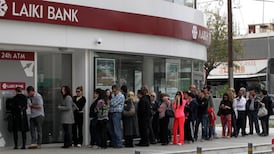 Playing roulette at Nicosia bank ATMS