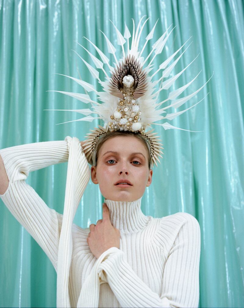 Davina Lynch headpiece at Create 2016