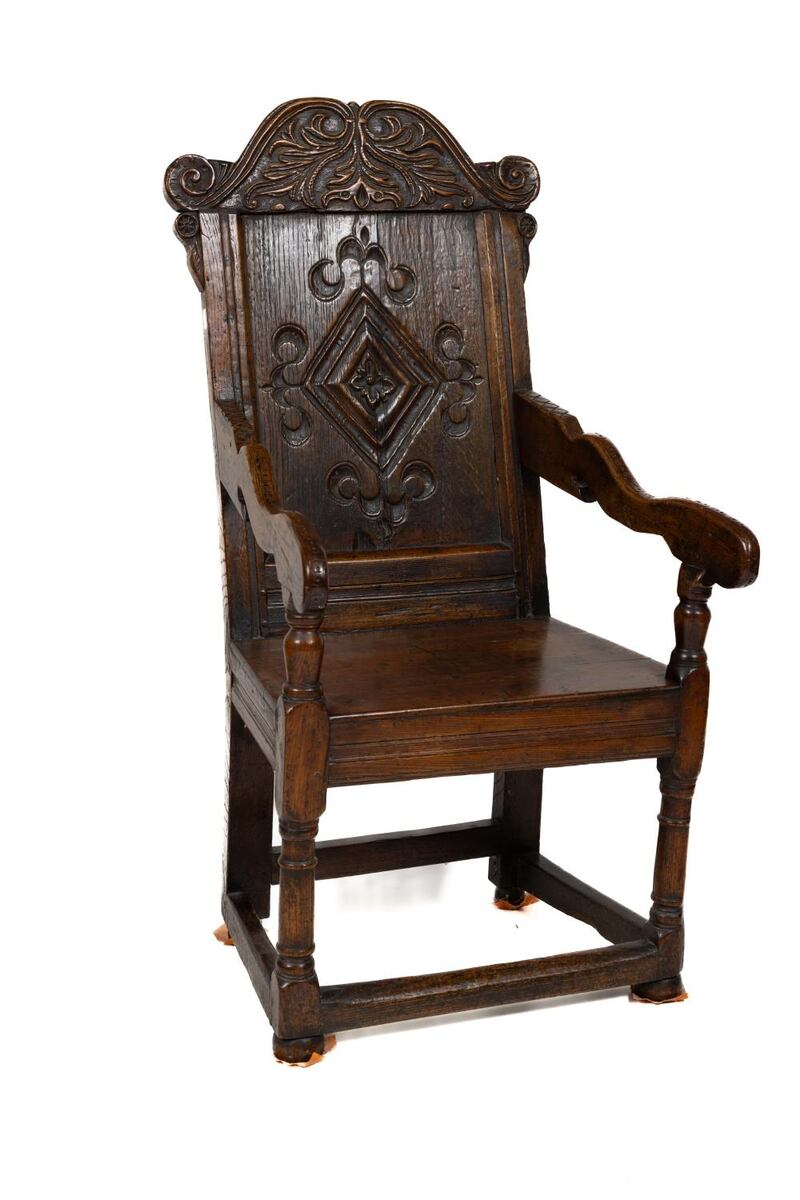 Aak chair believed to have belonged to Jonathan Swift