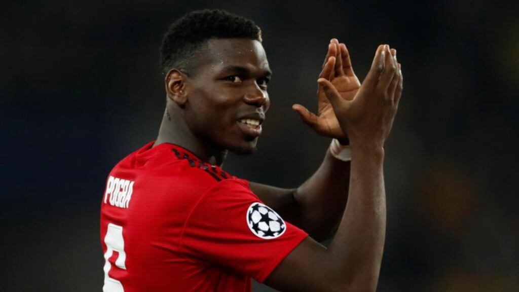 Paul Pogba will be looking to round off a good week with victory over Wolves at Old Trafford on Saturday. Photograph: Matthew Childs/Reuters