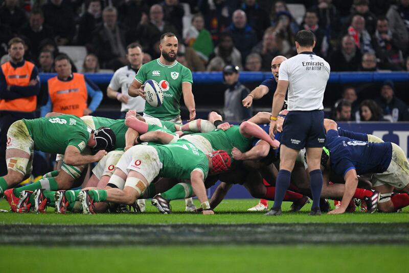 Against France, Andrew Porter was penalised twice in quick succession in the first half. After half-time, the French replacement front row eked out a further penalty, cementing a clear advantage. Photograph: Nicolas Tucat/AFP/Getty