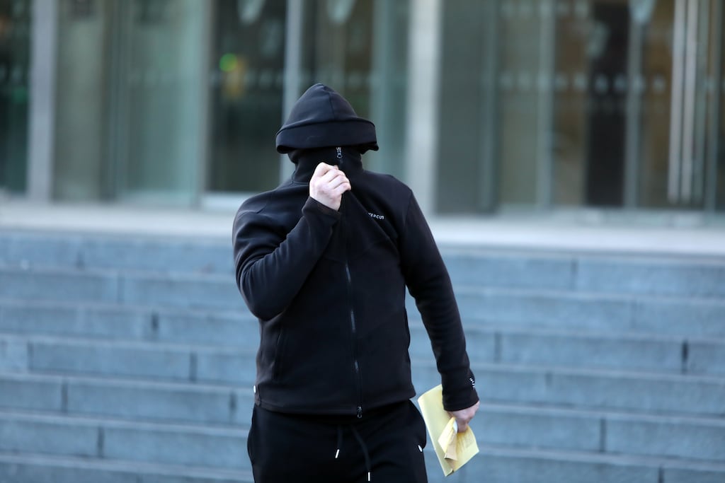 Keith Daly (47) said he had never been a protest before the one in Coolock. Photograph: Collins Courts