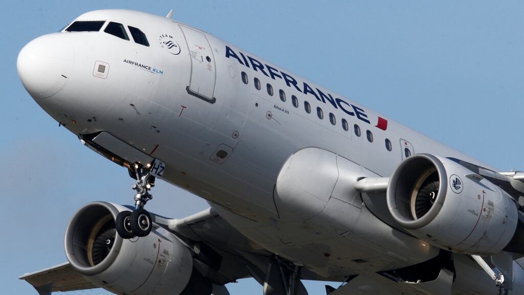 Air France-KLM is the first of Europe’s long-haul airlines to post earnings since the gravity of the outbreak became clear. Photograph: Stephane Mahe/Reuters