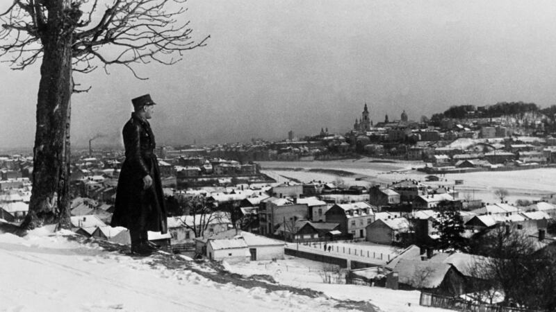A view of Przemysl from a hilltop