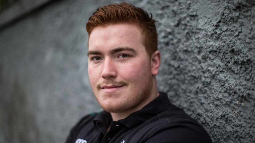 Ireland’s Oisín Heffernan: “It’s about confronting them up front, at scrum and lineout, and not giving them the space to play; getting up in their faces.”Photo: Dan Sheridan/Inpho