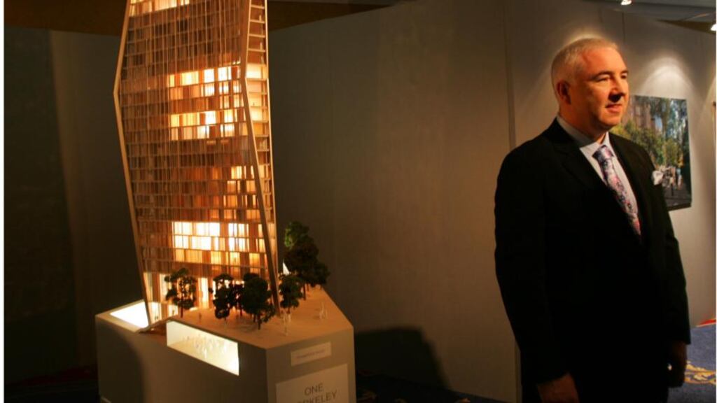 Seán Dunne purchased the former Berkeley Court and Jurys hotels in Ballsbridge in 2005 as the boom peaked. Photograph: Bryan O’Brien