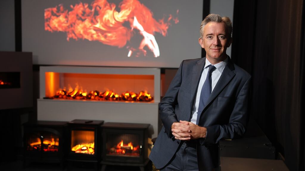 Fergal Leamy, CEO of Glen Dimplex, at their site in Dunleer, Co Louth. Photograph: Dara Mac Dónaill