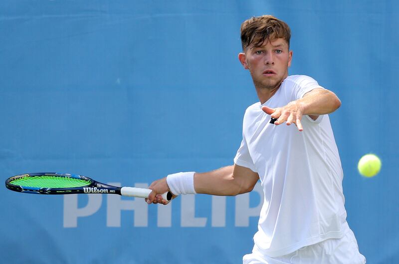 Irish tennis player Simon Carr. Photograph: Oisin Keniry/Inpho
