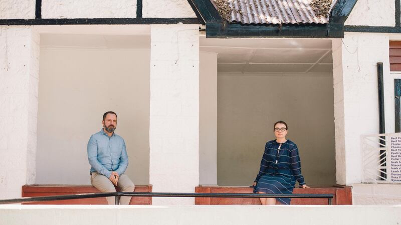 Husband and wife team Morteza Saifi and Evgeniya Khromina of socially driven company Panah. Photograph: Fionn McCann