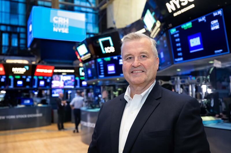 Albert Manifold at the New York Stock Exchange. Photograph: NYSE