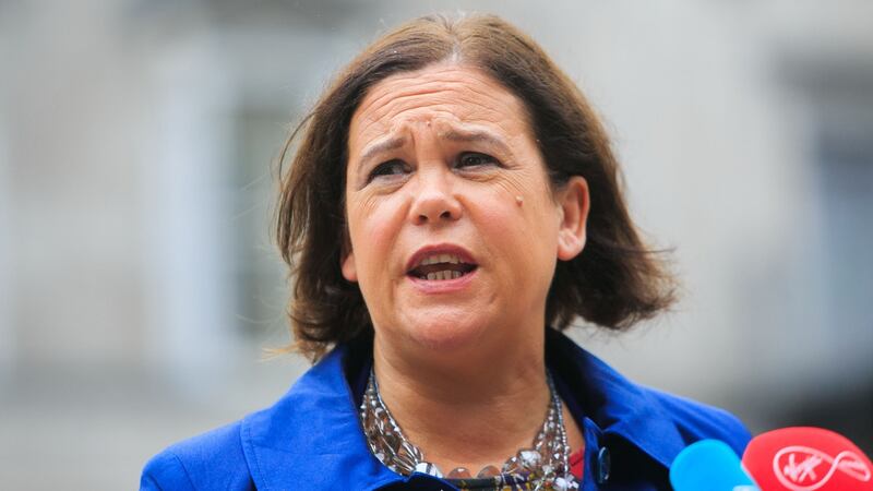 Sinn Féin leader Mary Lou McDonald.