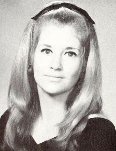 Karen Mary Connors. Picture from  St Leo College, Florida, 1972 yearbook