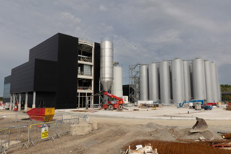 Construction is progressing at Diageo’s €200m Littleconnell Brewery in Kildare.
